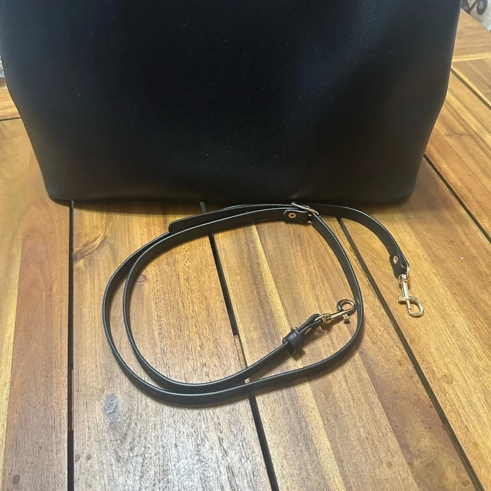 Michael Kors Large Black Saffiano Leather Satchel Bag